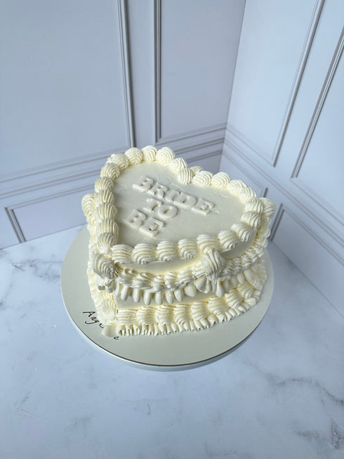 Vintage Cake Corazón